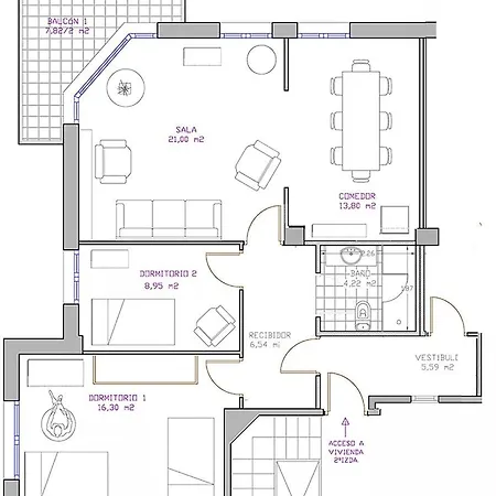 Spacious Independent Bright And With Views 公寓 圣塞瓦斯蒂安